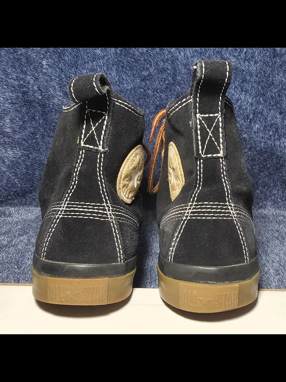 Converse Men’s Black Chukka Boots with Brown Laces and Gum Sole